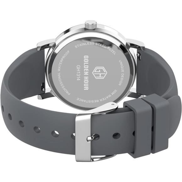 Waterproof Watch  - Military Time Luminous with Second Hand, Silicone Band - Picture 2 of 6